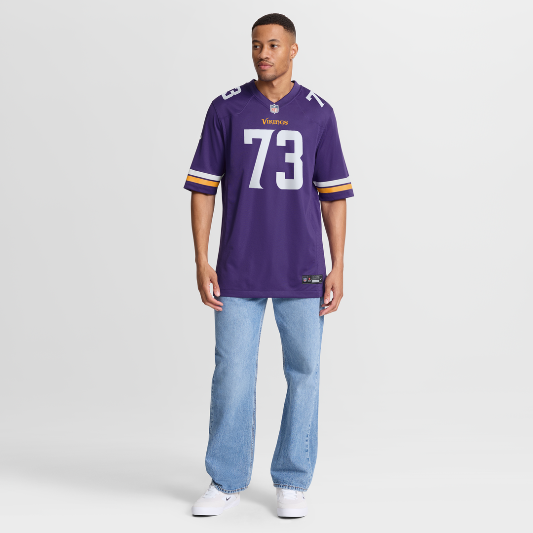 Walter Rouse Minnesota Vikings Team Game Jersey - Purple
