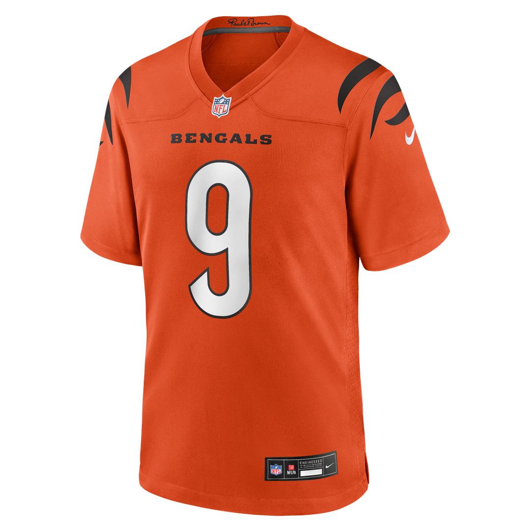 Joe Burrow Cincinnati Bengals Player Game Jersey - Black