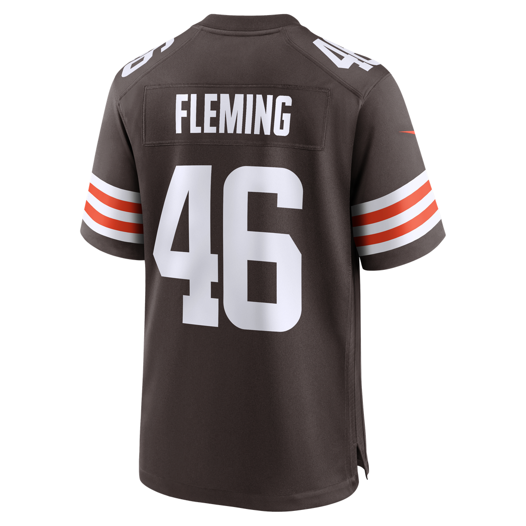 Don Fleming Cleveland Browns Retired Player Jersey - Brown
