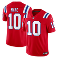 Drake Maye New England Patriots Alternate Vapor F.U.S.E. Stitched Limited Jersey - Red