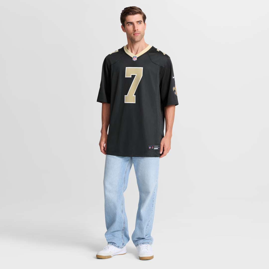 Morten Andersen New Orleans Saints Game Retired Player Jersey - Black