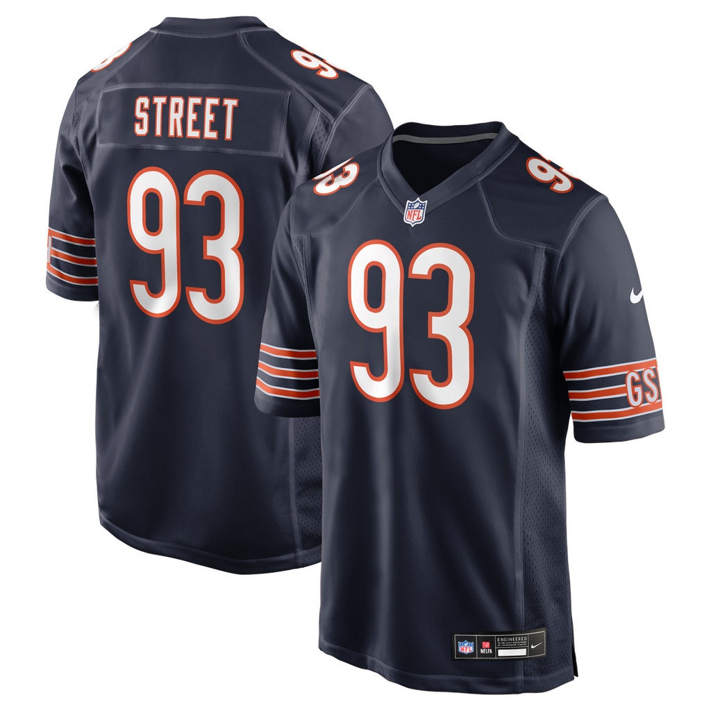 Kentavius Street Chicago Bears Team Game Jersey - Navy