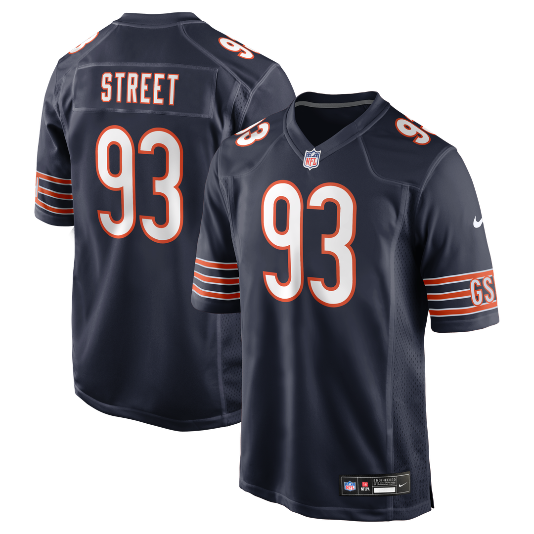 Kentavius Street Chicago Bears Team Game Jersey - Navy