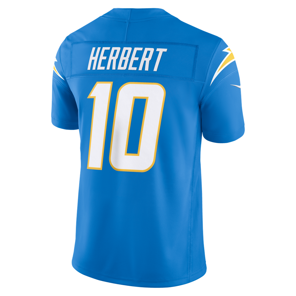 Justin Herbert Los Angeles Chargers Team Vapor F.U.S.E. Stitched Limited Jersey - Powder Blue
