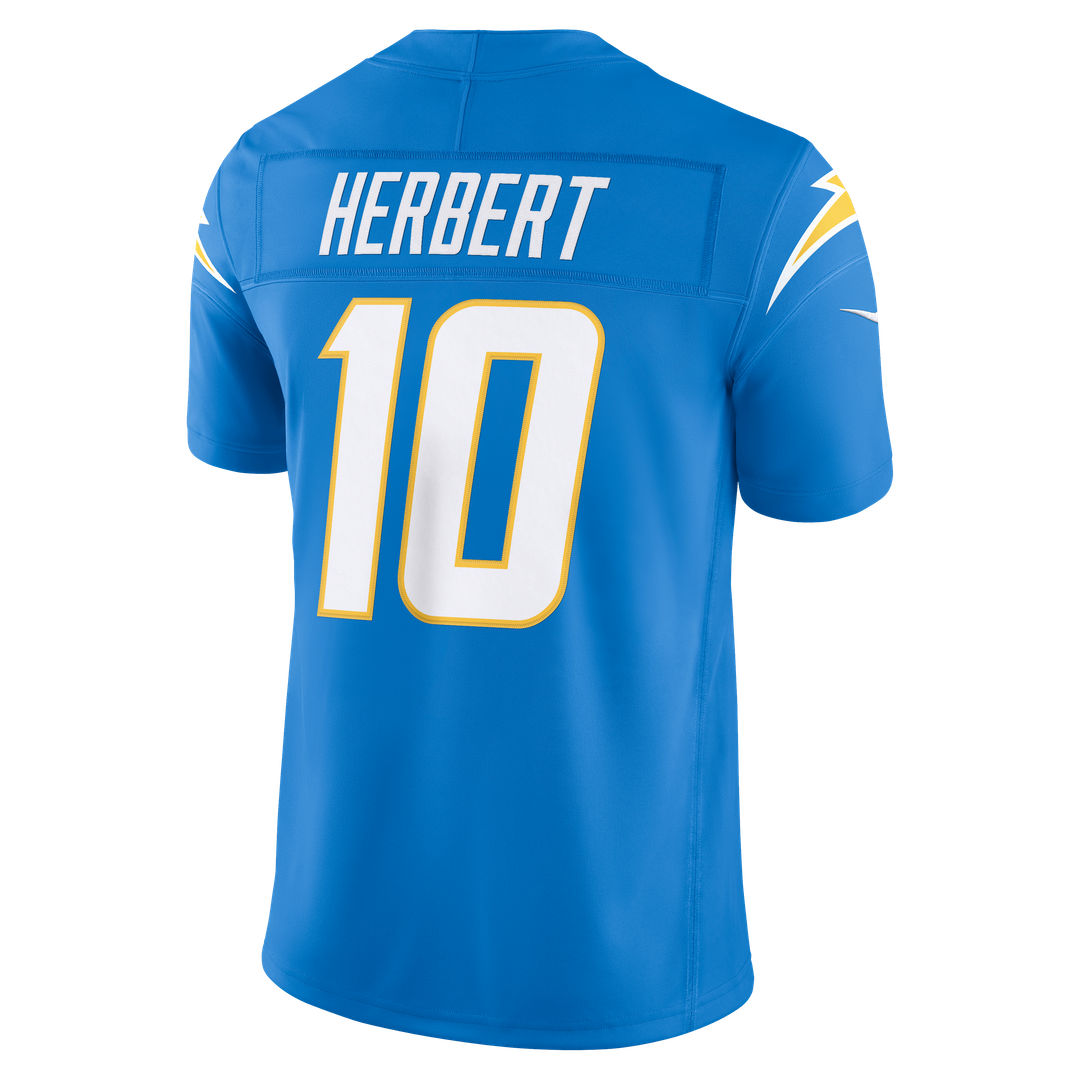 Justin Herbert Los Angeles Chargers Team Vapor F.U.S.E. Stitched Limited Jersey - Powder Blue