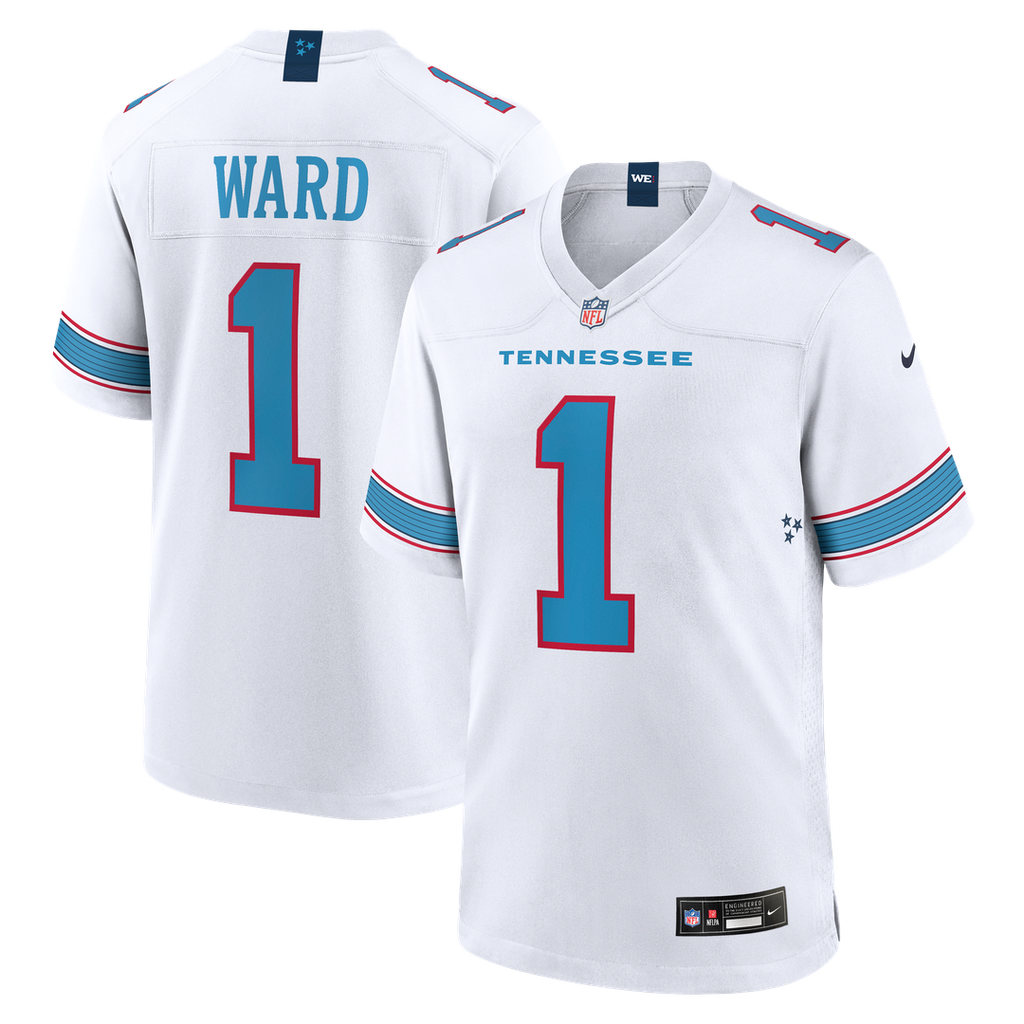 Cameron Ward Tennessee Titans Game Jersey - White