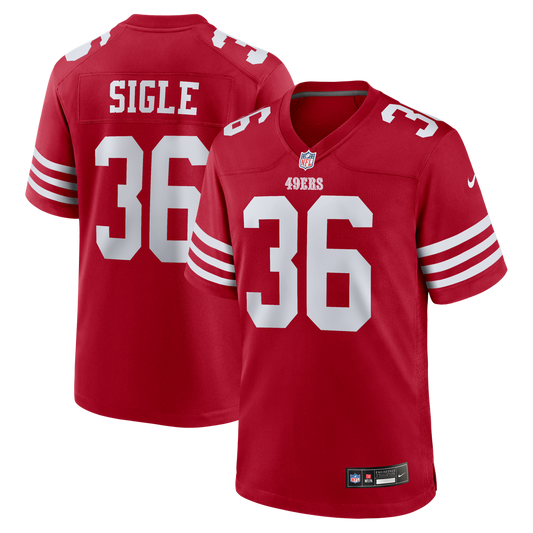 Marques Sigle San Francisco 49ers Team Game Jersey - Scarlet