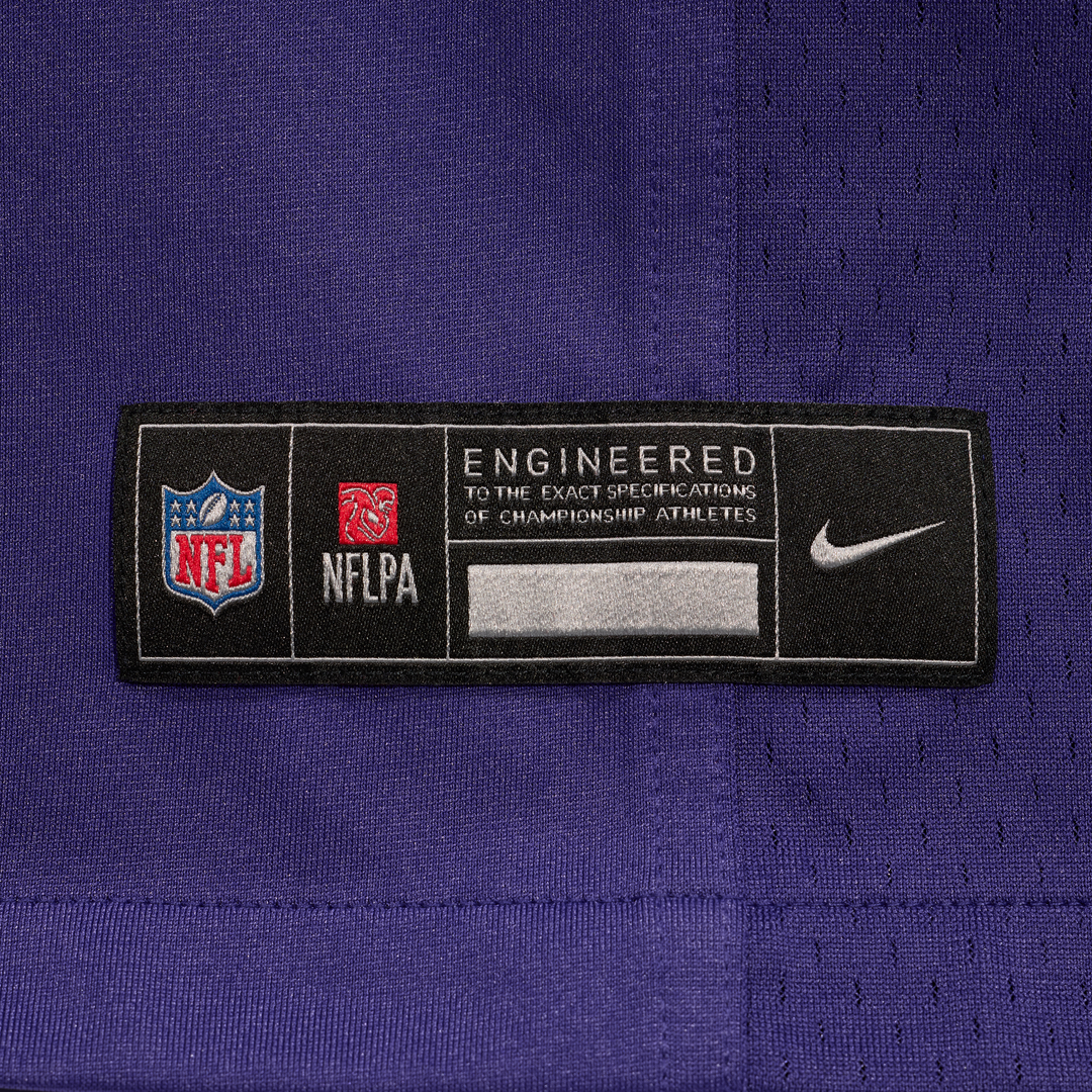 Cornelius Johnson Baltimore Ravens Team Game Jersey - Purple