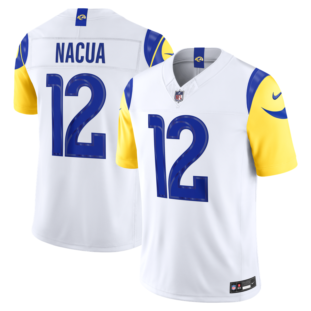 Puka Nacua Los Angeles Rams Team Vapor F.U.S.E. Stitched Limited Jersey - Royal