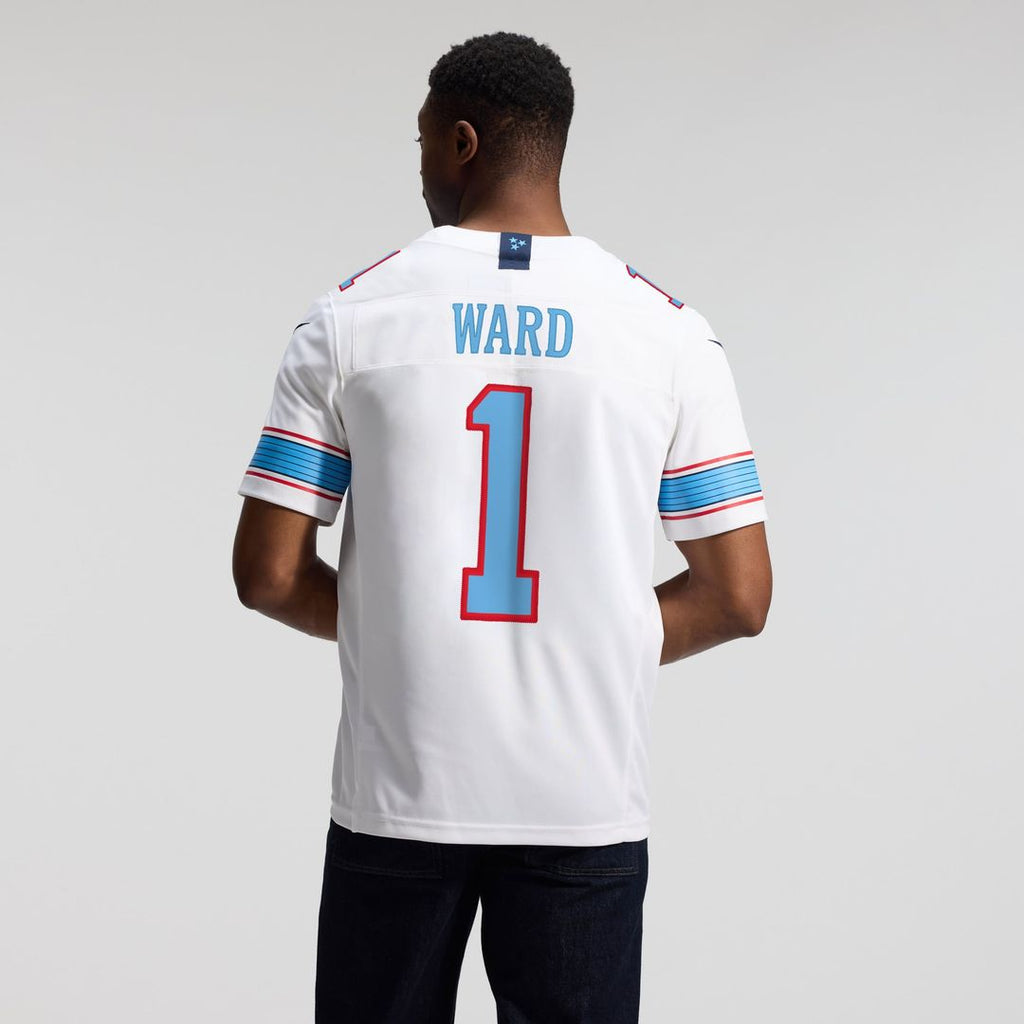 Cameron Ward Tennessee Titans Team Vapor F.U.S.E. Stitched Limited Jersey - Light Blue