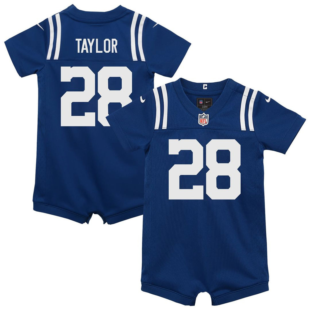 Jonathan Taylor Indianapolis Colts Newborn Romper Game Jersey - Royal