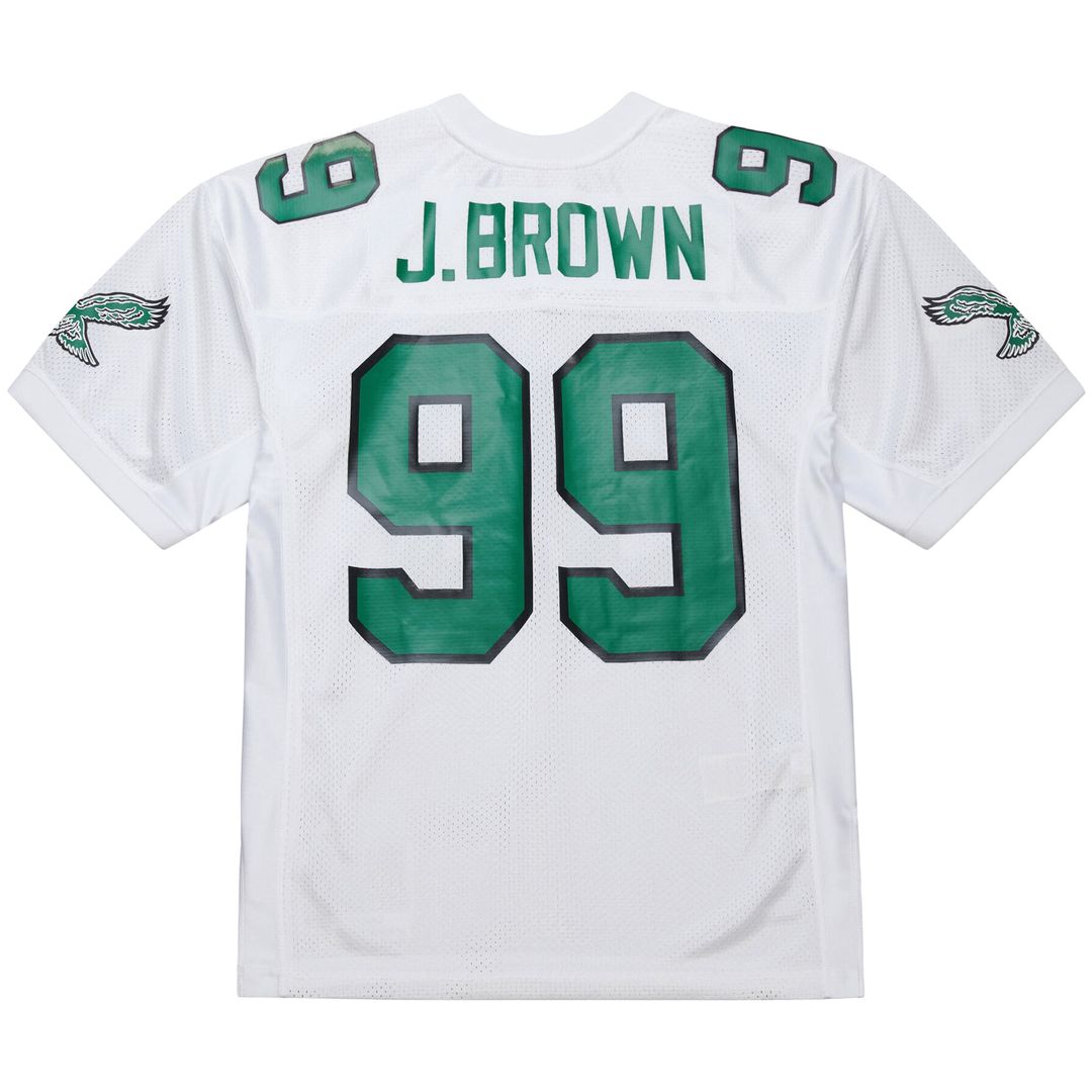 Jerome Brown Philadelphia Eagles 1991 Authentic Throwback Retired Player Jersey - White