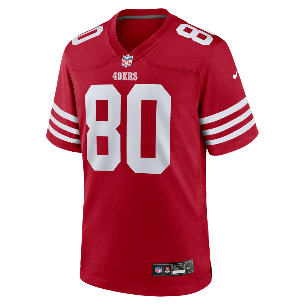 Jerry Rice San Francisco 49ers Retired Team Player Game Jersey - Scarlet