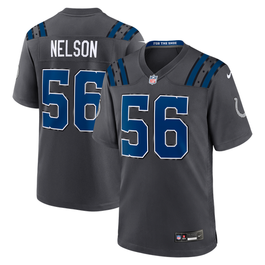 Quenton Nelson Indianapolis Colts 2026 Rivalries Collection Game Jersey - Anthracite