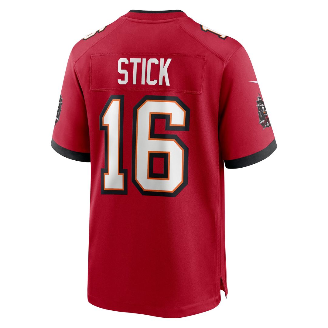 Easton Stick Tampa Bay Buccaneers Team Game Jersey - Red