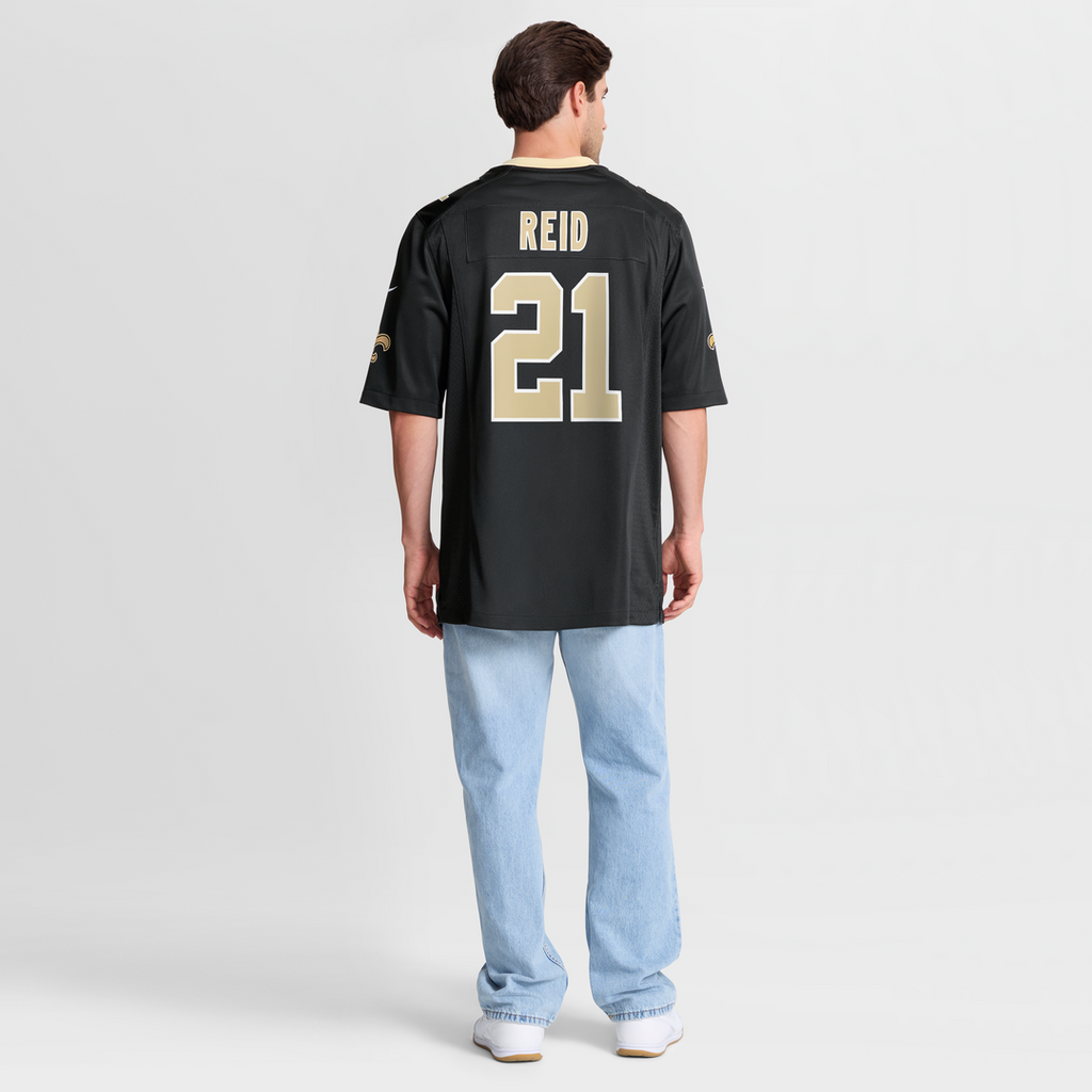 Justin Reid New Orleans Saints Team Game Jersey - Black