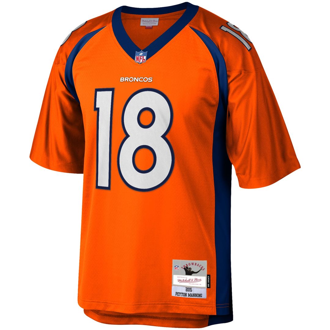 Peyton Manning Denver Broncos Big & Tall 2015 Retired Player Replica Jersey - Orange