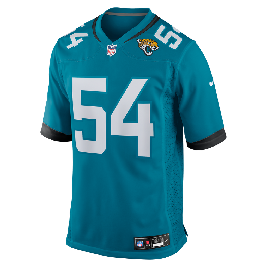 Jack Kiser Jacksonville Jaguars Team Game Jersey - Teal