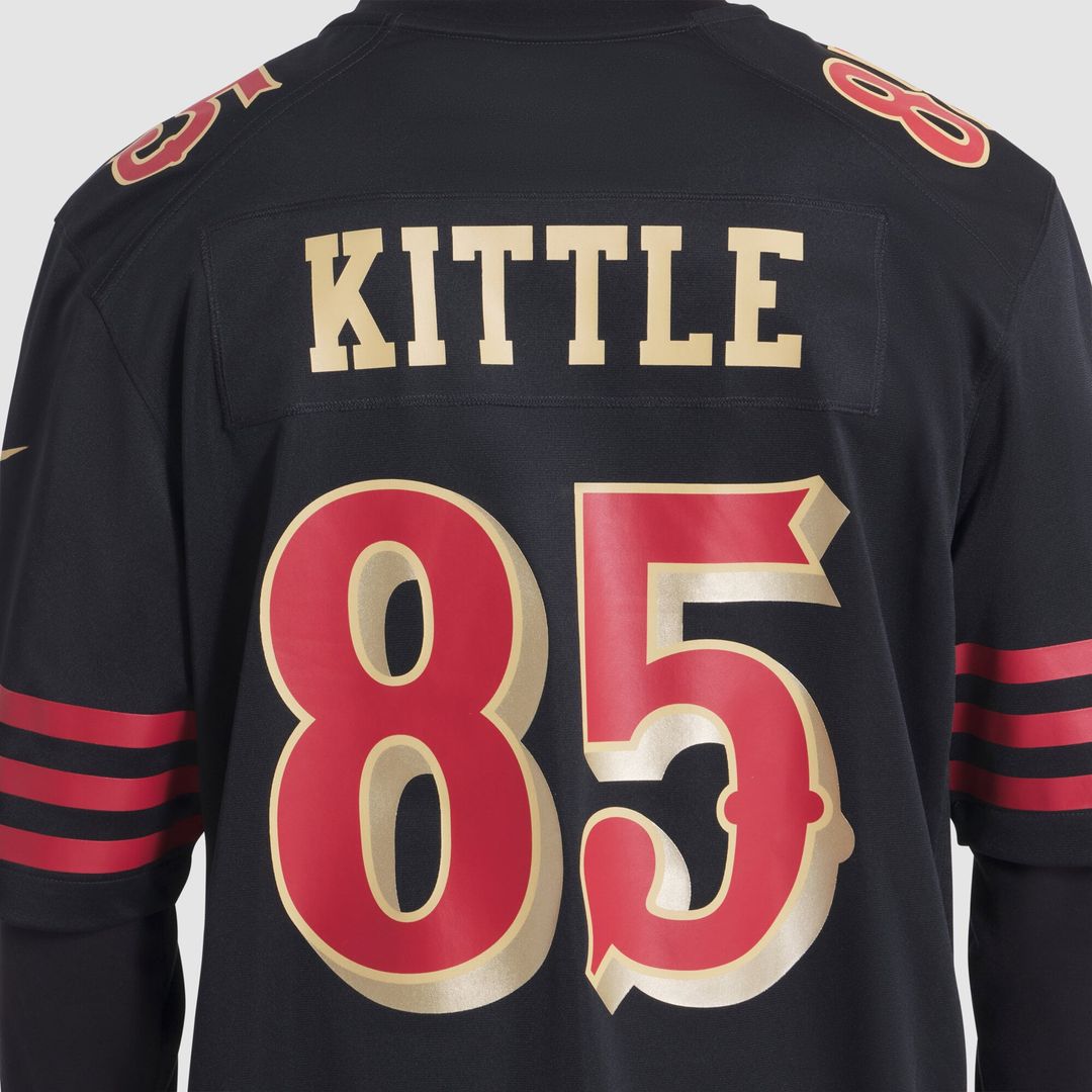 George Kittle San Francisco 49ers Rivalries Collection Game Jersey - Black