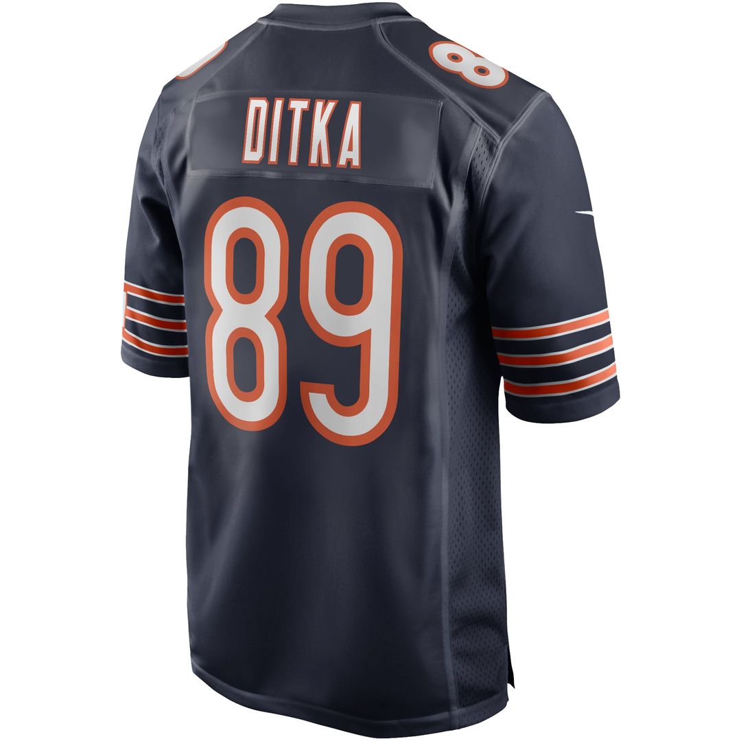 Mike Ditka Chicago Bears Game Retired Player Jersey - Navy
