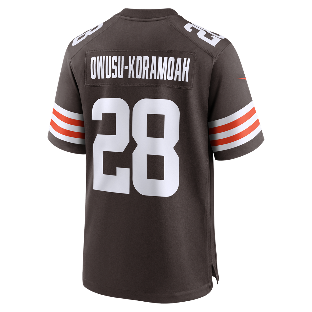 Jeremiah Owusu - Koramoah Cleveland Browns Game Player Jersey - Brown