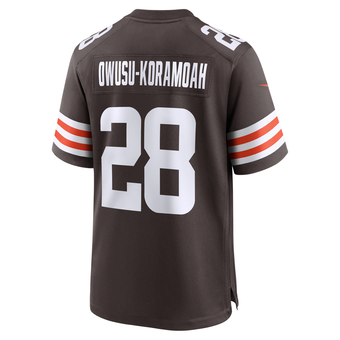 Jeremiah Owusu - Koramoah Cleveland Browns Game Player Jersey - Brown