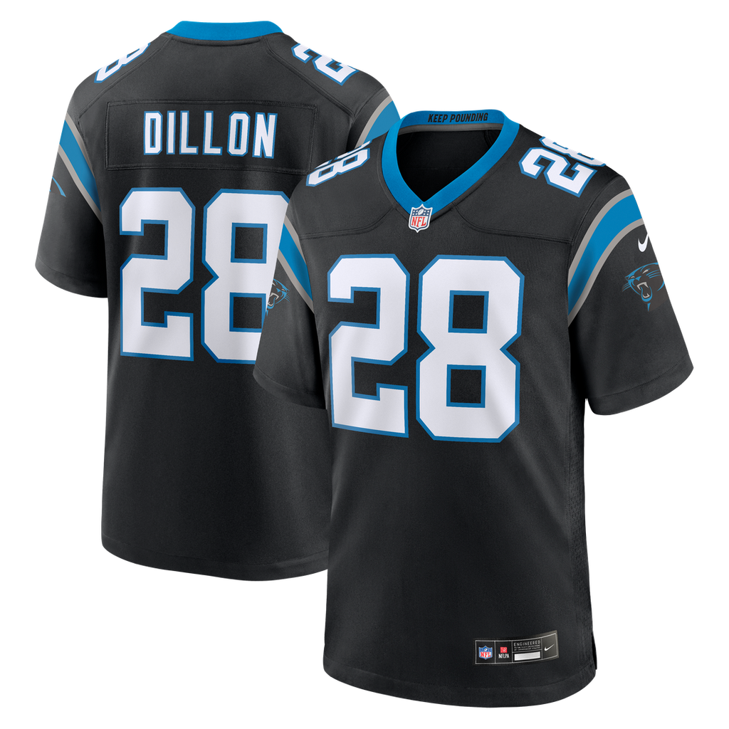 AJ Dillon Carolina Panthers Team Game Jersey - Black