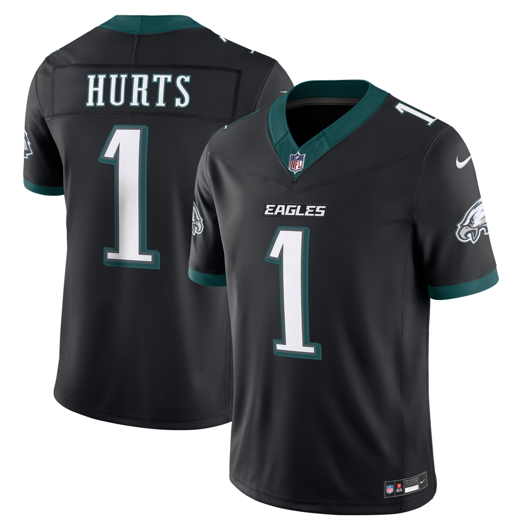 Jalen Hurts Philadelphia Eagles Team Vapor F.U.S.E. Stitched Limited Jersey - Midnight Green
