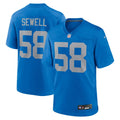 Penei Sewell Detroit Lions Alternate Game Jersey - Blue