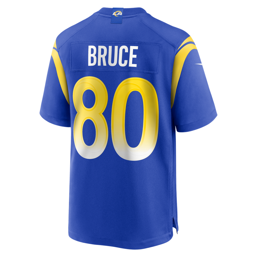 Isaac Bruce Los Angeles Rams Game Retired Player Jersey - Royal