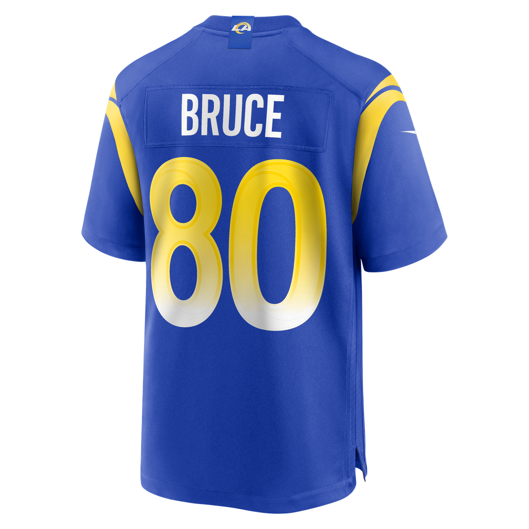 Isaac Bruce Los Angeles Rams Game Retired Player Jersey - Royal