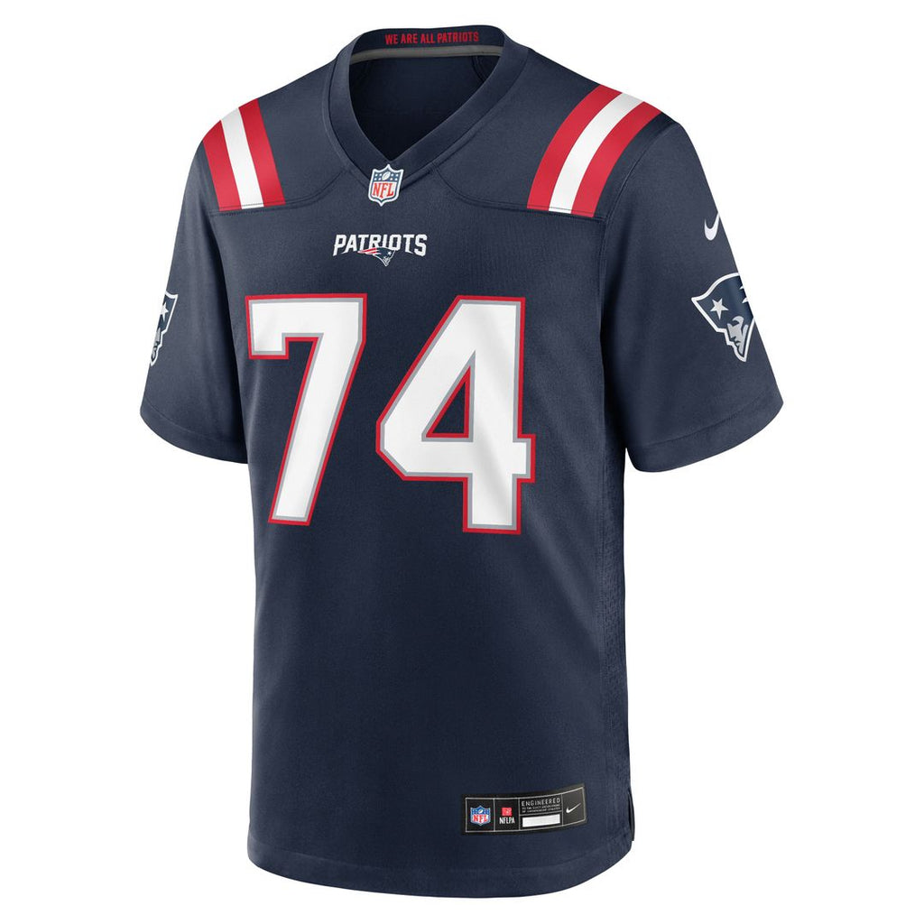 Caleb Lomu New England Patriots Team Game Jersey - Navy