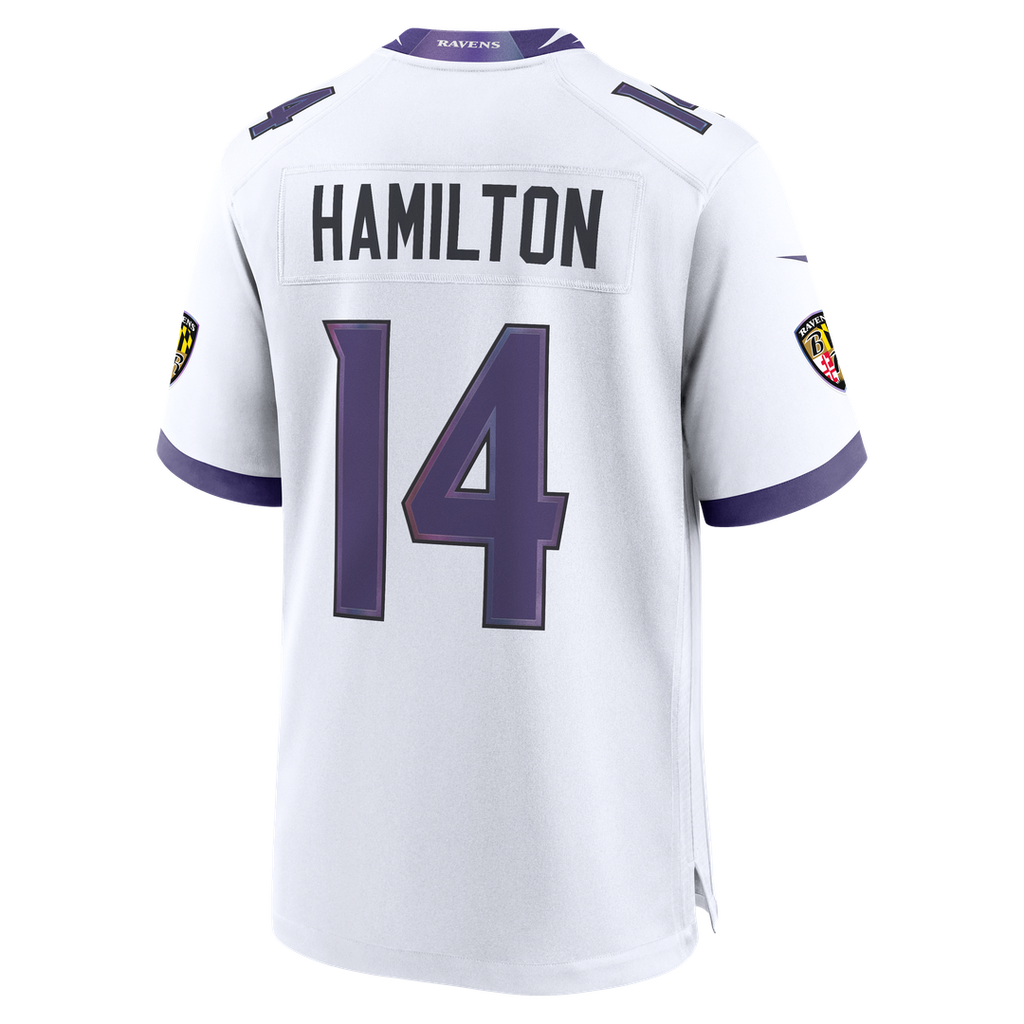Kyle Hamilton Baltimore Ravens Game Jersey - White