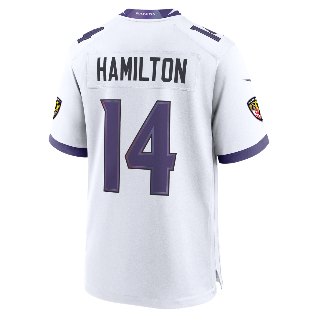 Kyle Hamilton Baltimore Ravens Game Jersey - White