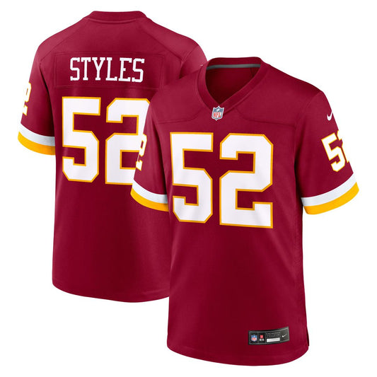 Sonny Styles Washington Commanders Team Game Jersey - Burgundy