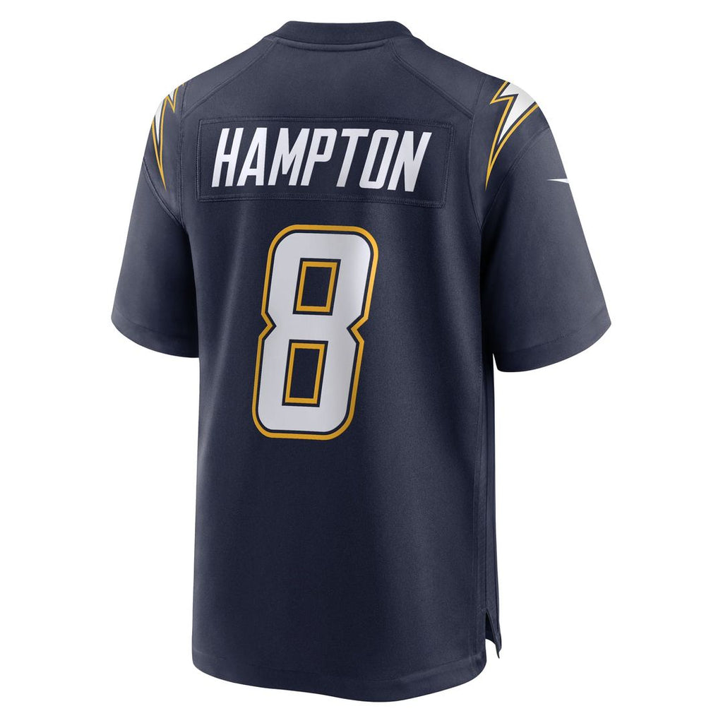 Omarion Hampton Los Angeles Chargers Alternate Super Chargers Game Player Jersey - Navy