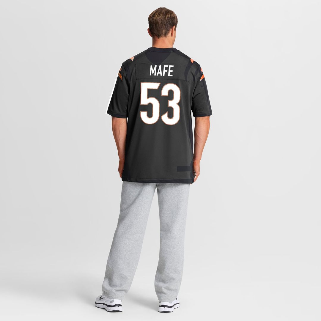 Boye Mafe Cincinnati Bengals Team Game Jersey - Black
