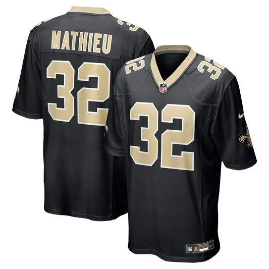 Tyrann Mathieu New Orleans Saints Game Jersey - Black