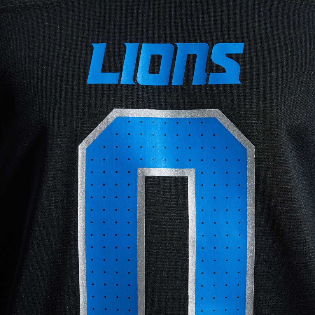 Jahmyr Gibbs Detroit Lions 2nd Alternate Game Player Jersey - Black
