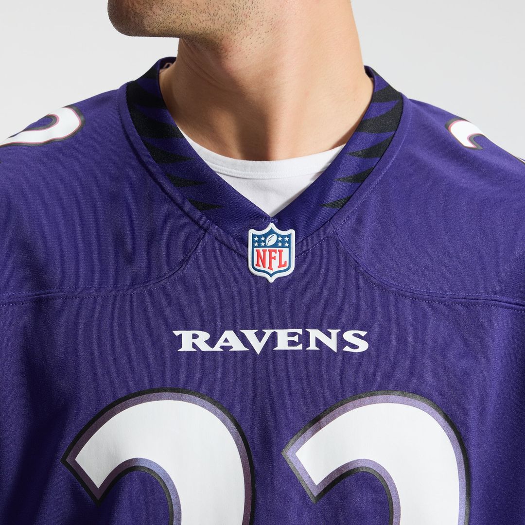 Derrick Henry Baltimore Ravens Team Game Jersey - Purple