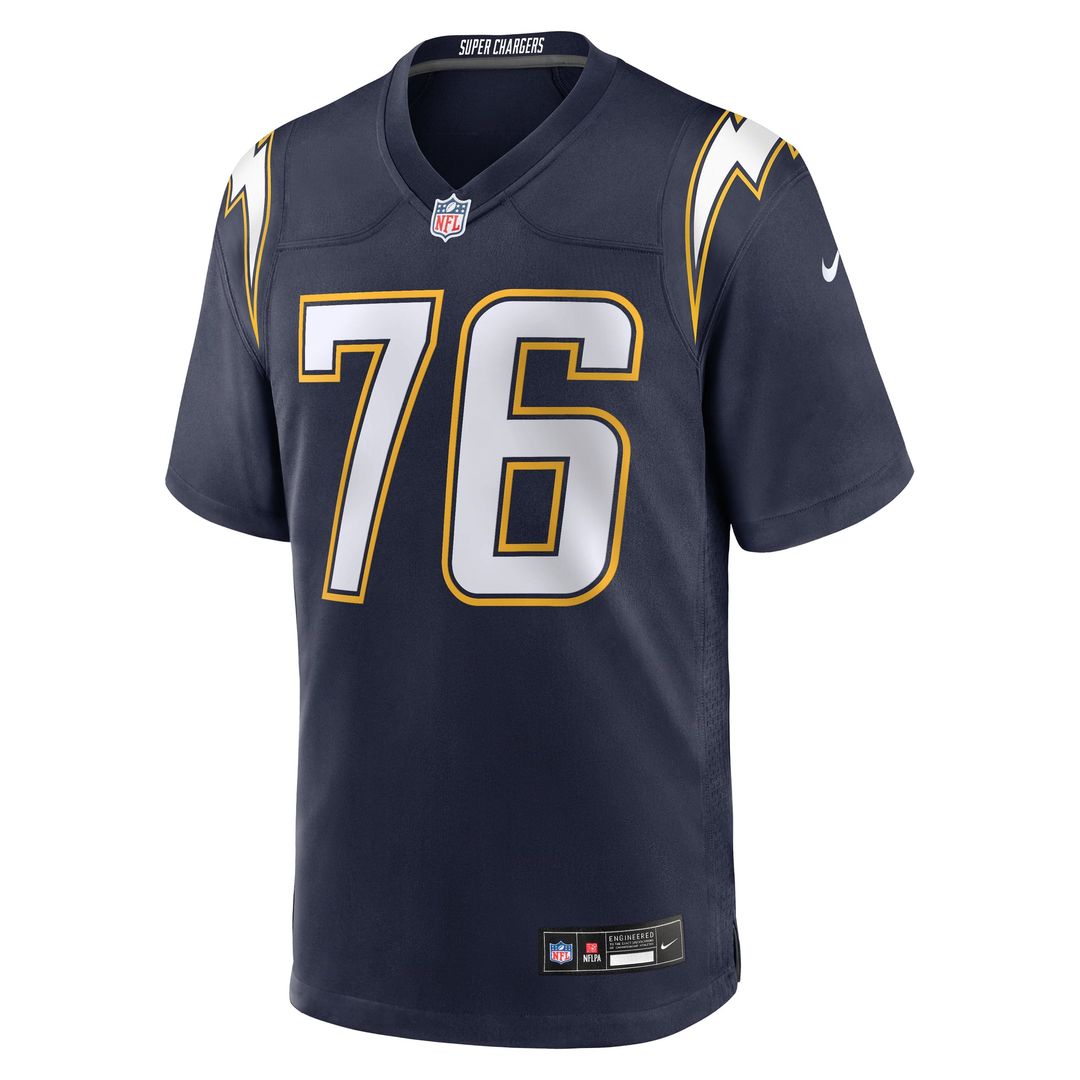 Joe Alt Los Angeles Chargers Alternate Super Chargers Game Player Jersey - Navy