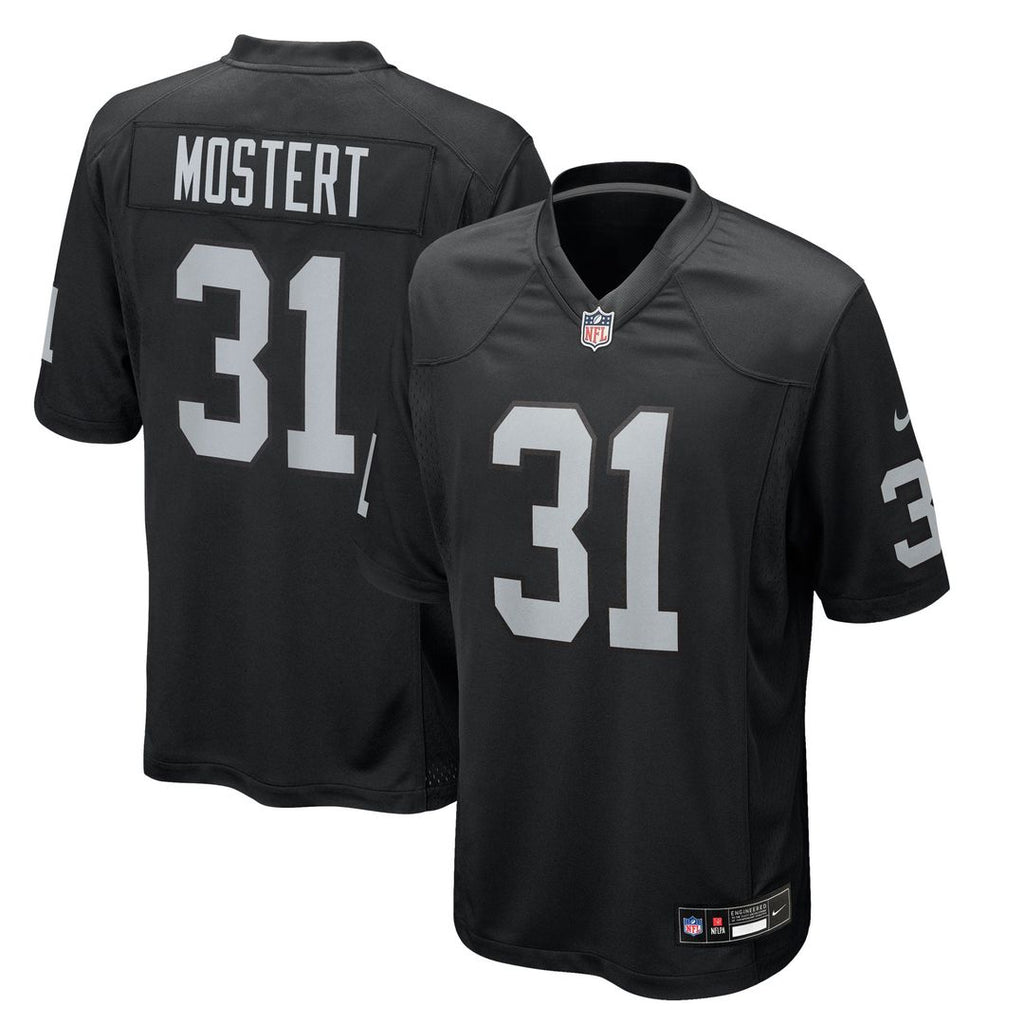 Raheem Mostert Las Vegas Raiders Team Game Jersey - Black