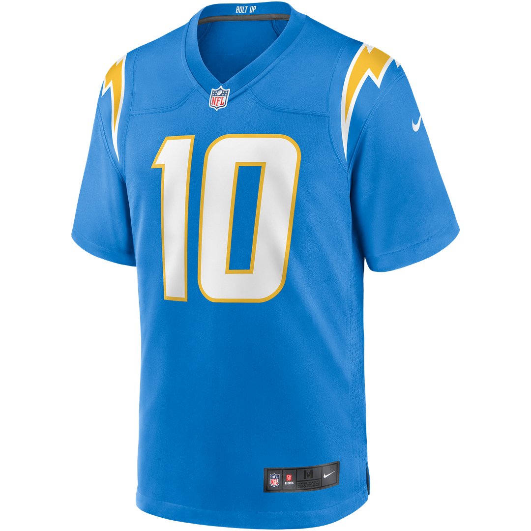 Justin Herbert Los Angeles Chargers Alternate Charger Power Game Player Jersey - Gold