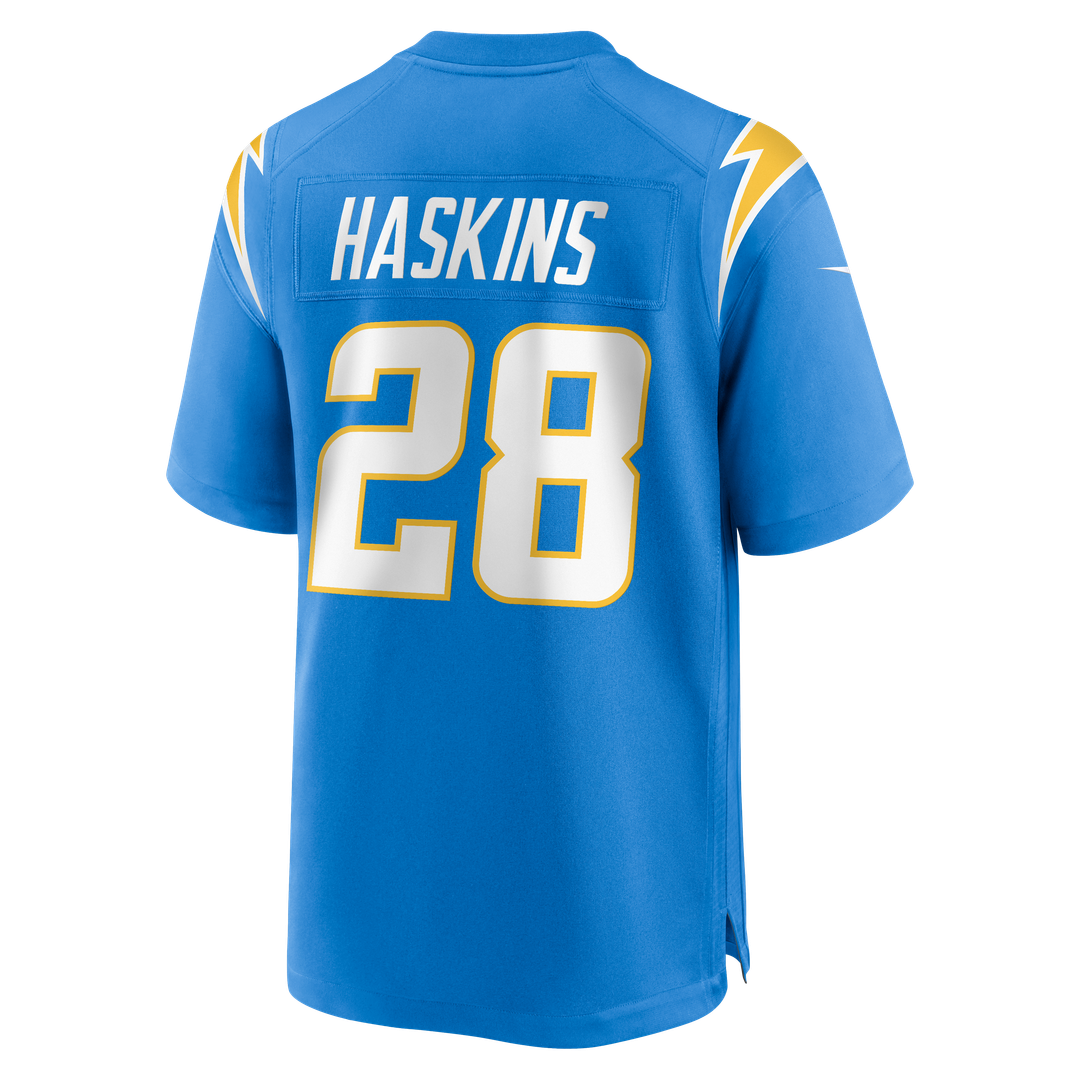 Hassan Haskins Los Angeles Chargers Team Game Jersey - Powder Blue