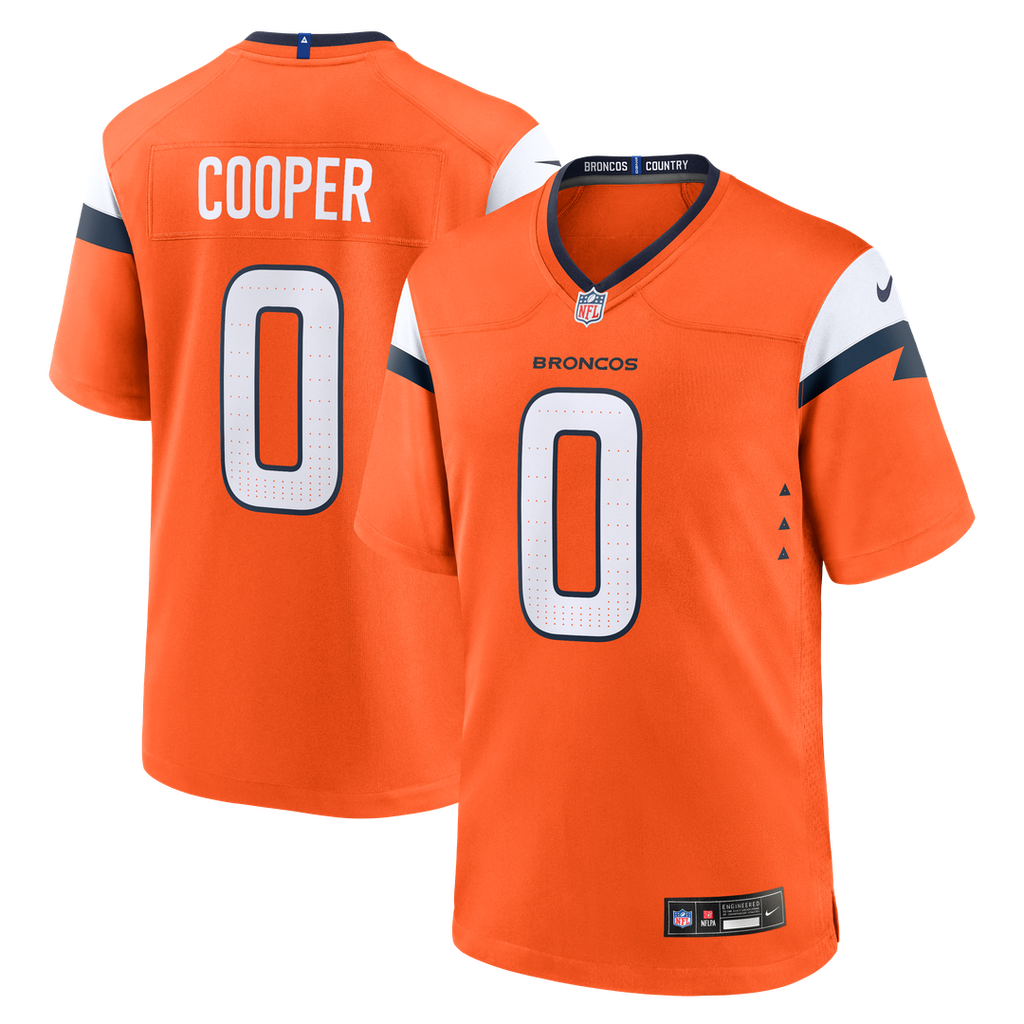 Jonathon Cooper Denver Broncos Team Game Jersey - Orange
