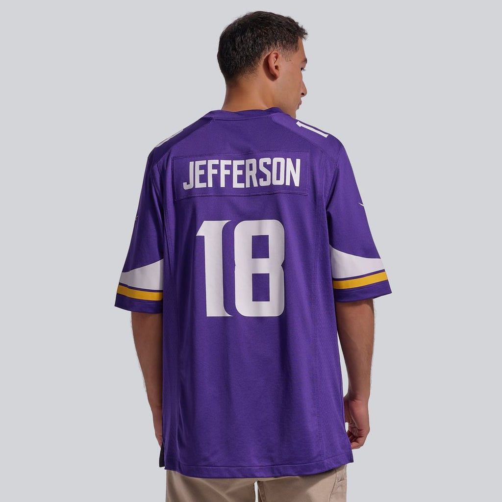 Justin Jefferson Minnesota Vikings Player Game Jersey - Purple