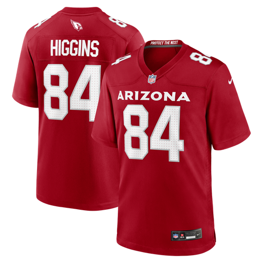 Elijah Higgins Arizona Cardinals Team Game Jersey - Cardinal