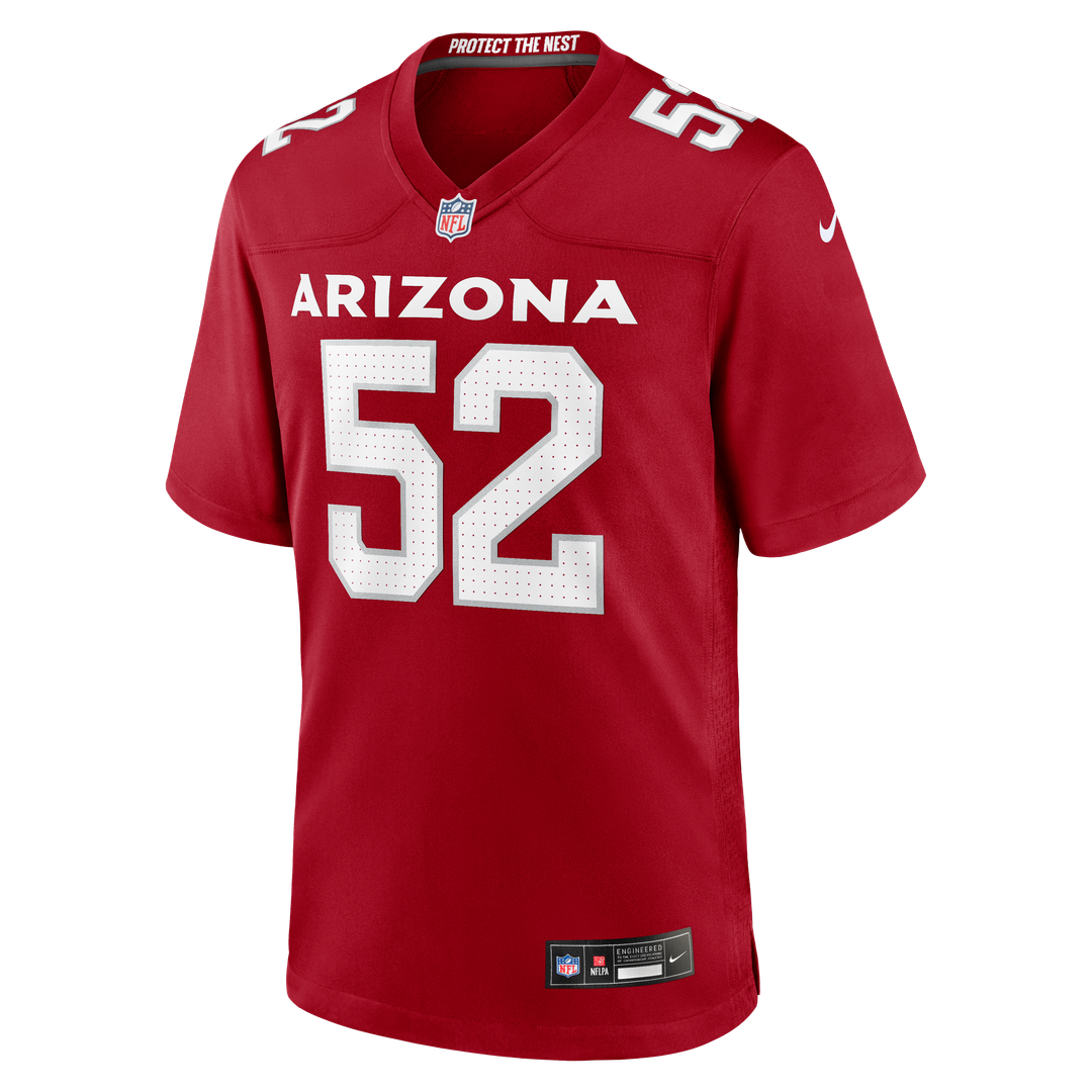 Jordan Burch Arizona Cardinals Team Game Jersey - Cardinal