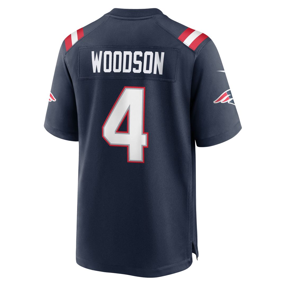 Craig Woodson New England Patriots Team Game Jersey - Navy