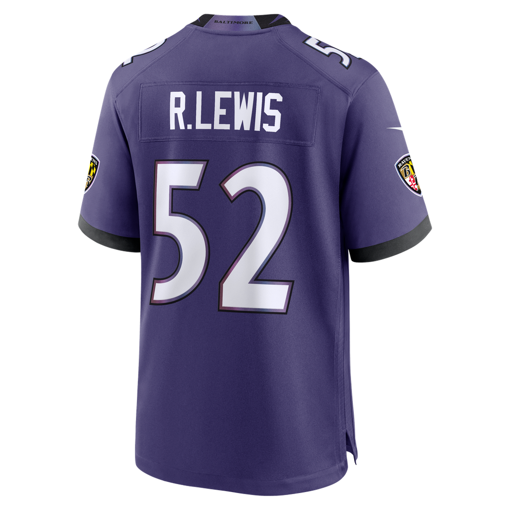 Ray Lewis Baltimore Ravens Team Retired Player Game Jersey - Purple